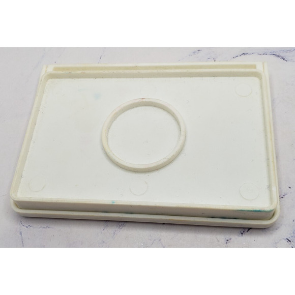 Permanent Blue Ink Pad for Stamping Vintage D.O.T.S Rubber Stamps - Picture 2 of 3